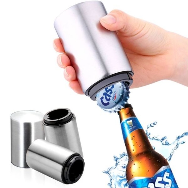 Wine Beer Spirits - Stainless Steel Automatic Beer Bottle Opener