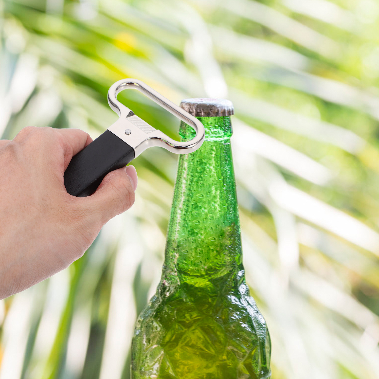 Wine Beer Opener - Zinc Alloy Multi-Purpose Bottle Opener Opens