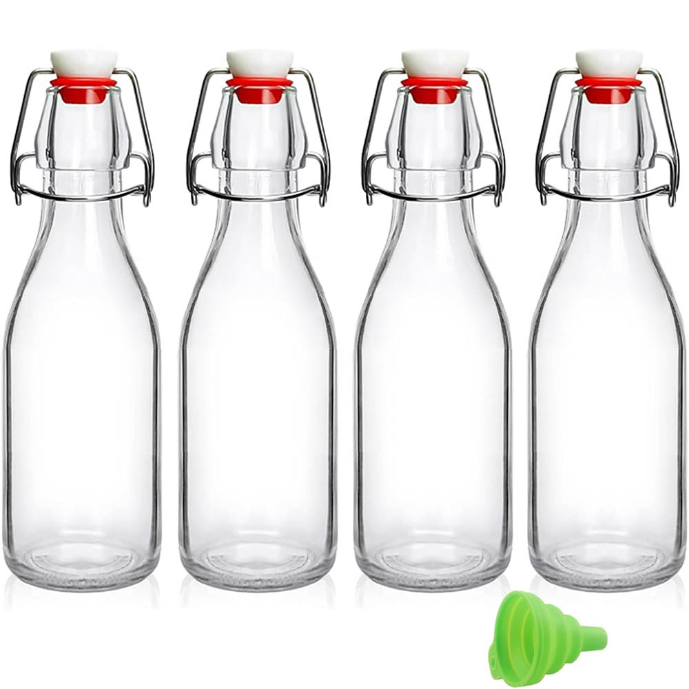 Wine Beer Spirits - Swing Top Glass Bottles 8.5oz,Flip Top