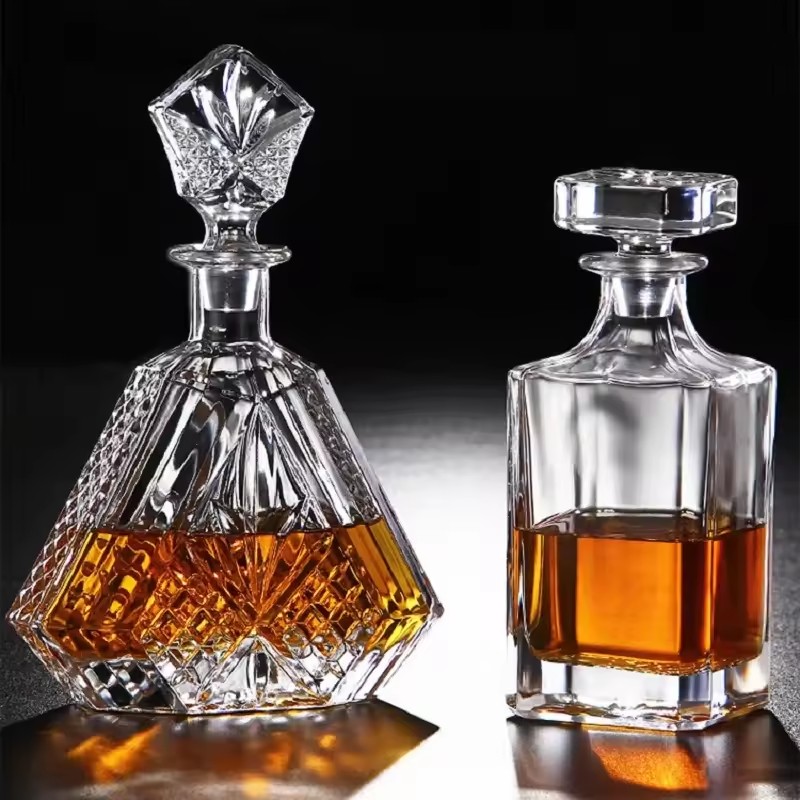 Wine Beer Spirits - Whiskey Decanter Whiskey Bottle Crystal Glass