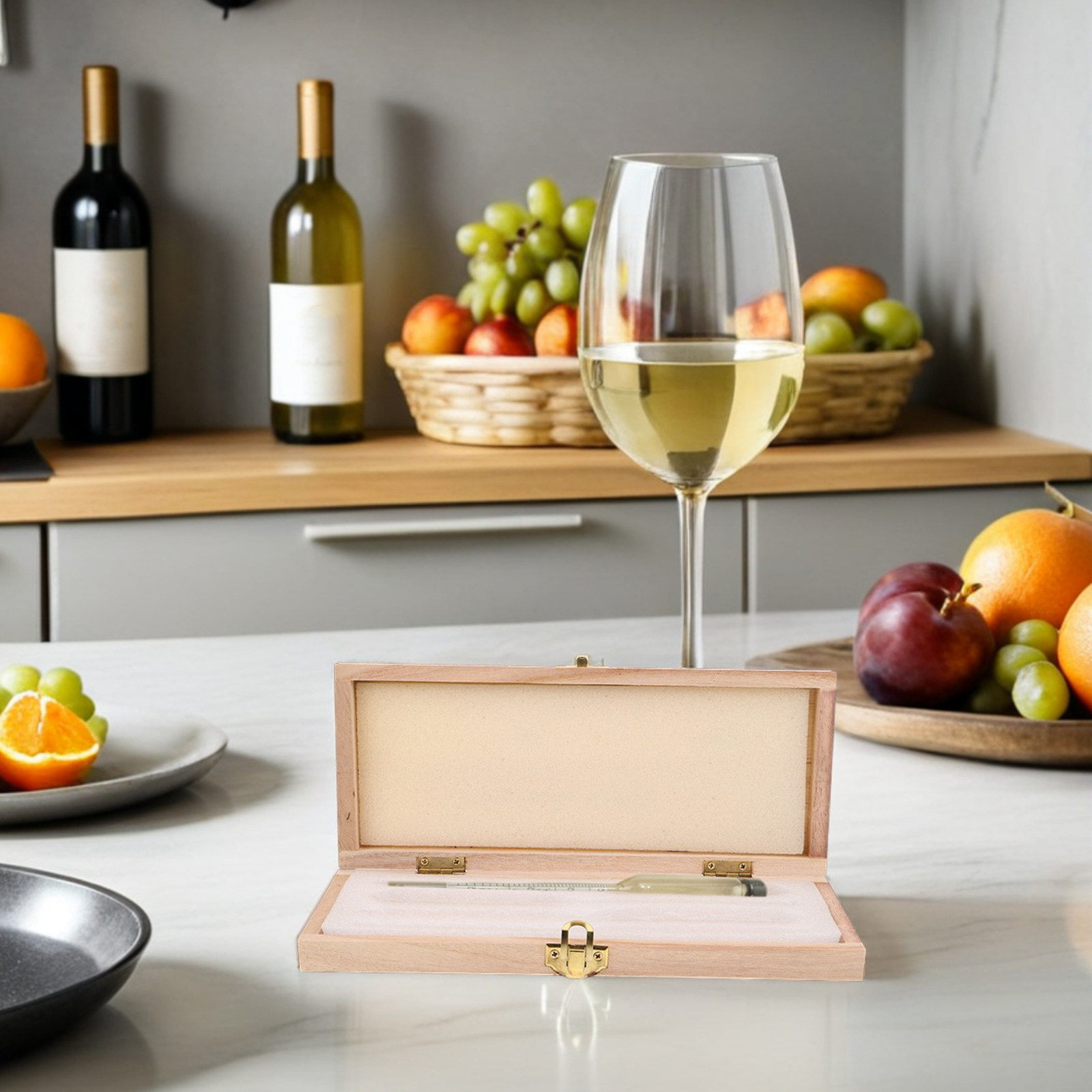 Wooden Hydrometer Storage Box  - Wine Beer And Spirit recension och pris