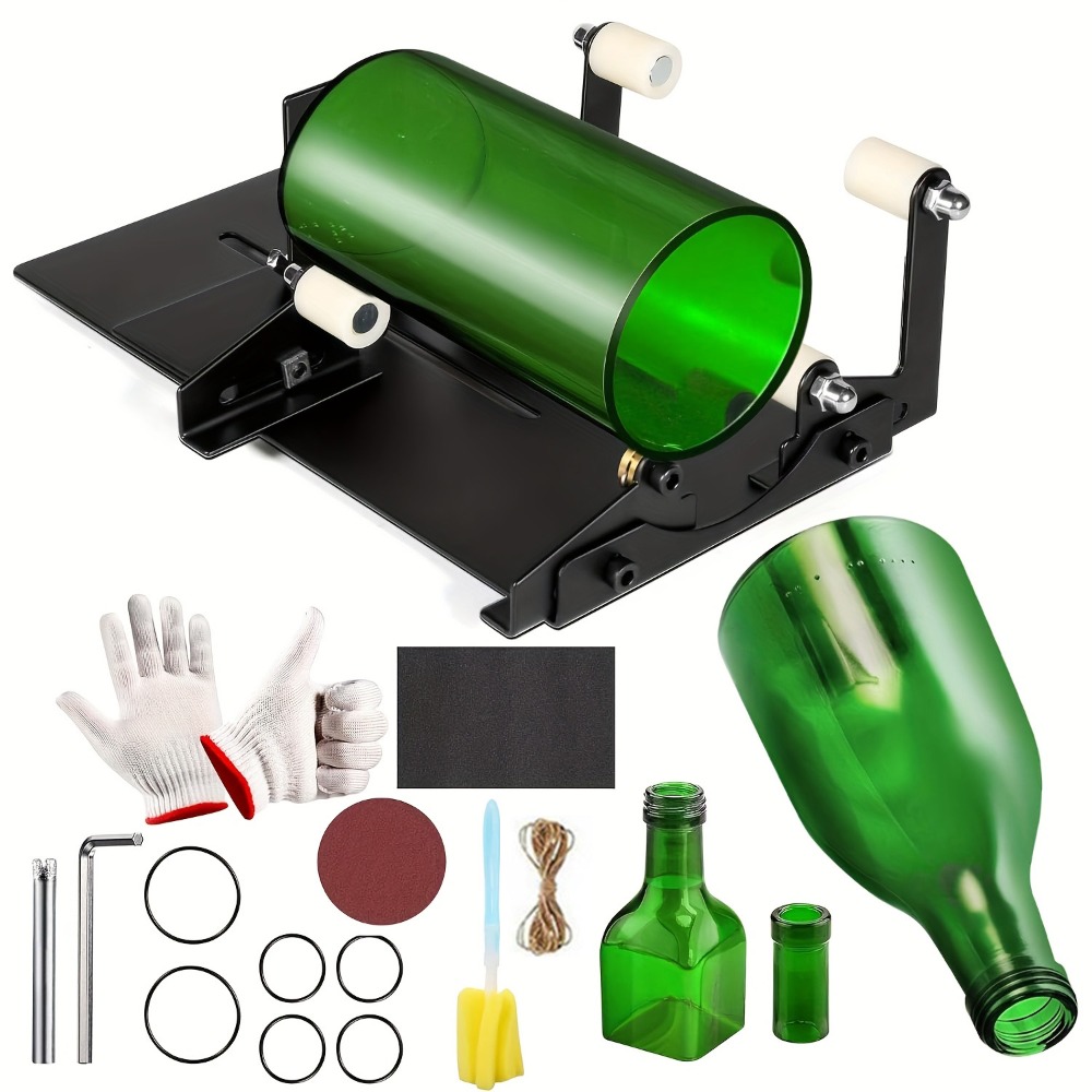 19pcs Glass Bottle Cutter Tool - Wine Beer Combination recension och pris