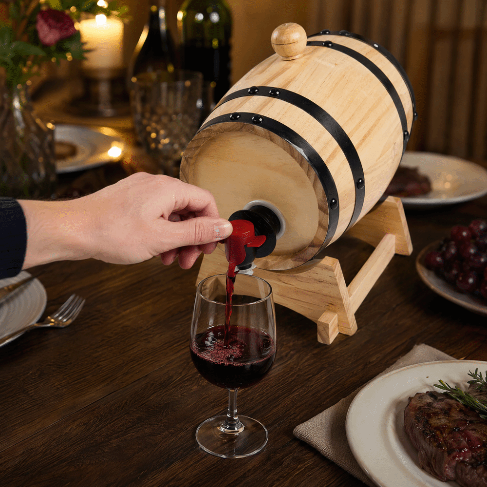 7 piece Vintage Pine Wood Wine - Wine Whiskey Beer recension och pris
