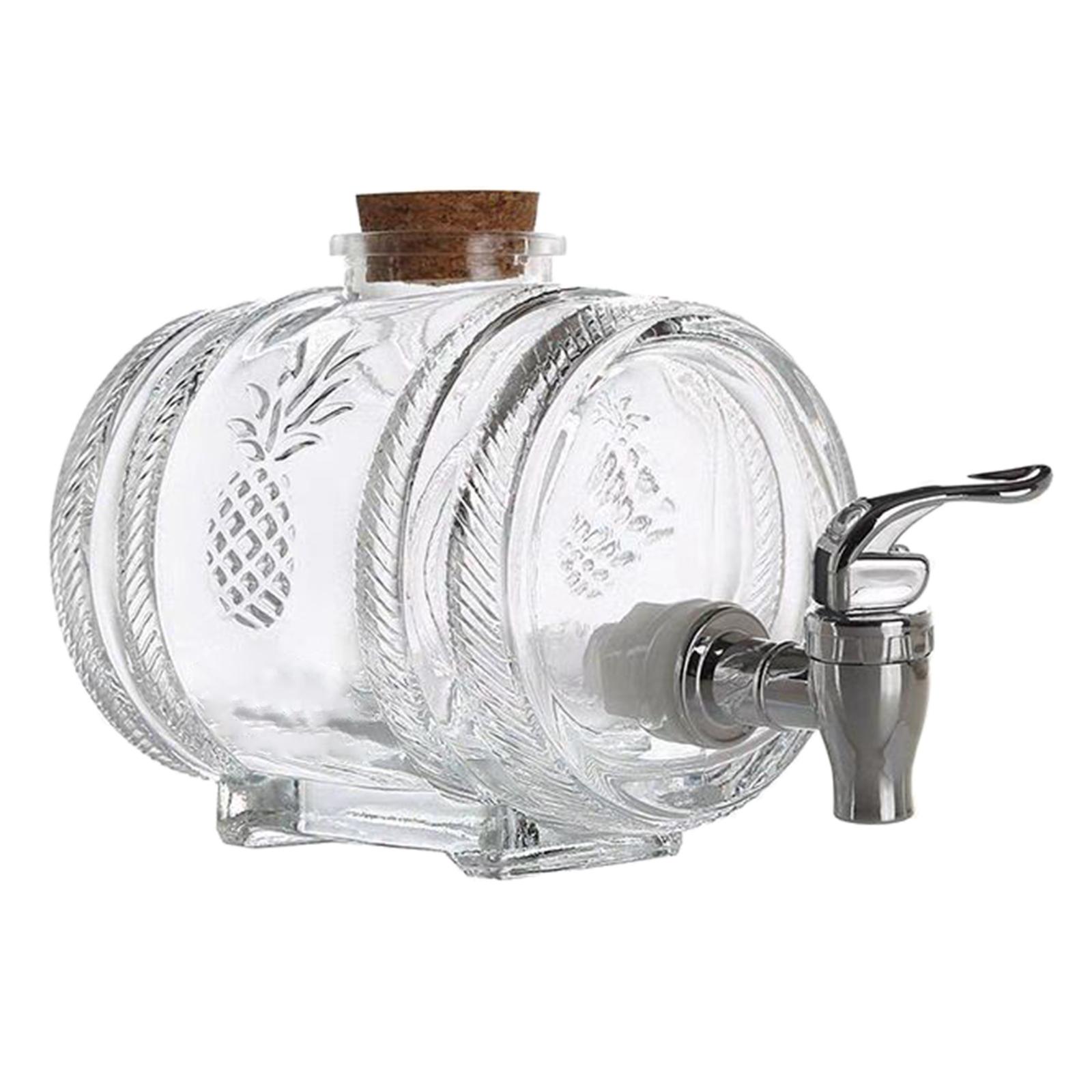 Premium Glass Barrel Dispenser - Wine Beer And Spirit recension och pris