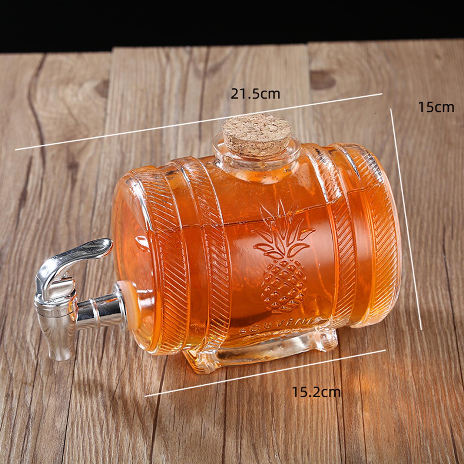 Premium Glass Barrel Dispenser - Wine Beer And Spirit recension och pris
