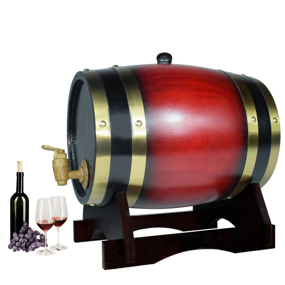 Whiskey Barrel Dispenser Oak A - Wine Beer And Spirit recension och pris