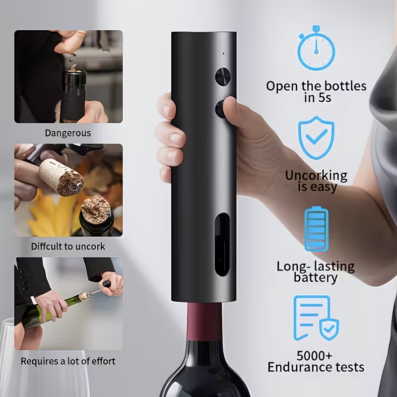 Electric Wine Bottle Opener Se - Wine Beer Opener recension och pris