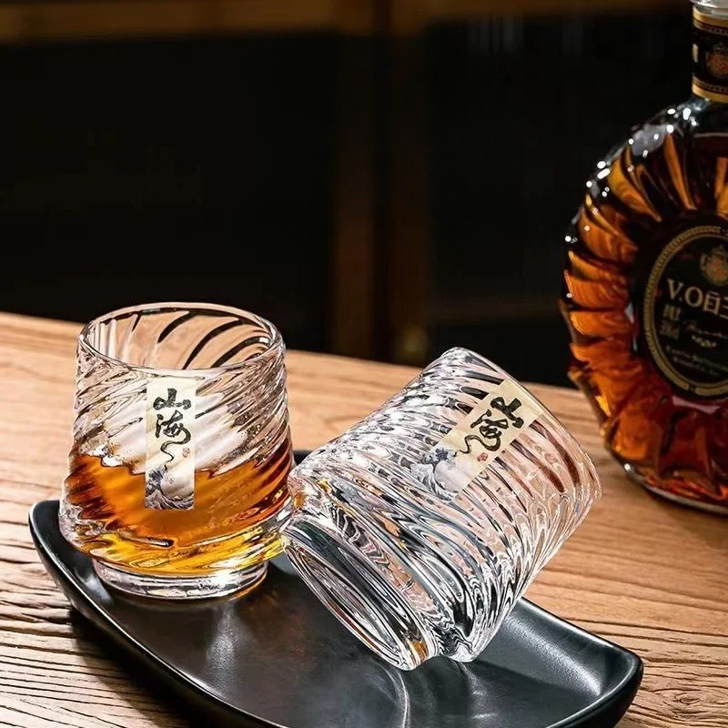 Glass Whiskey Cup Set Shanhai  - Wine Whiskey Beer recension och pris