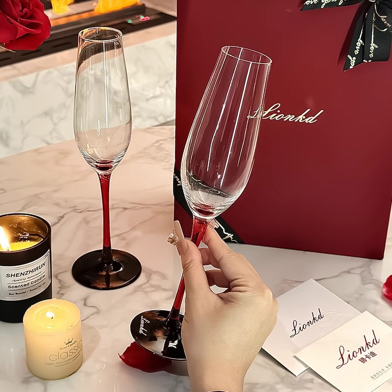 HYS high-end gift champagne cu - Wine Glass Set Crystal recension och pris