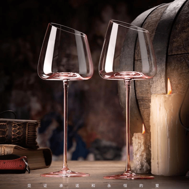 French Pink Flamingo Red Wine  - Wine Glass Set Crystal recension och pris