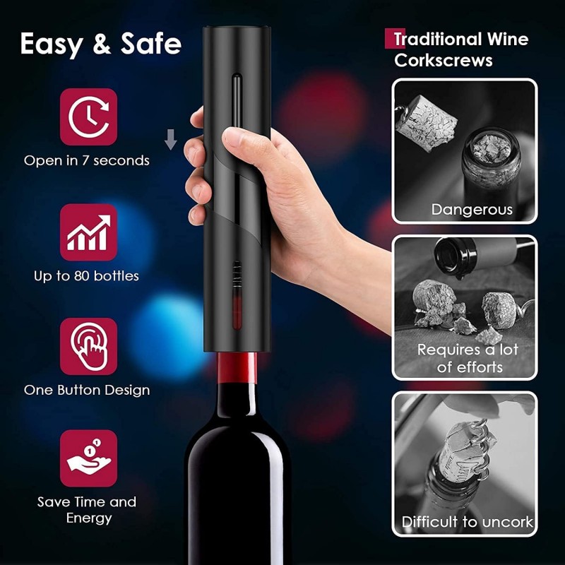 Rechargeable Multifunction Ele - Wine Beer Opener recension och pris