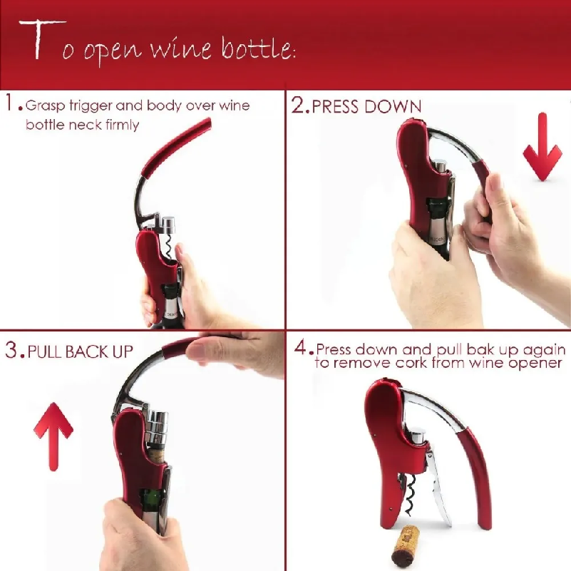 Professional Stainless Steel W - Wine Beer Opener recension och pris