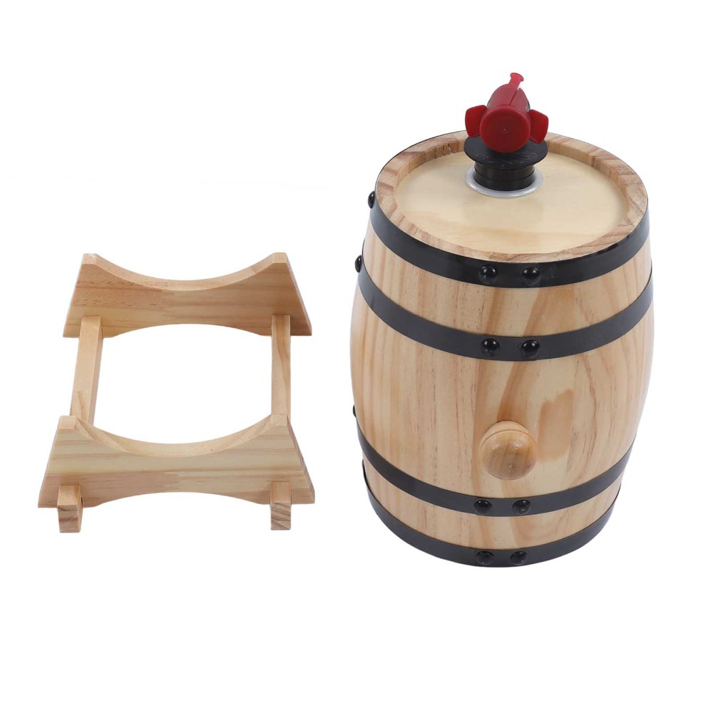 7 piece Vintage Pine Wood Wine - Wine Whiskey Beer recension och pris