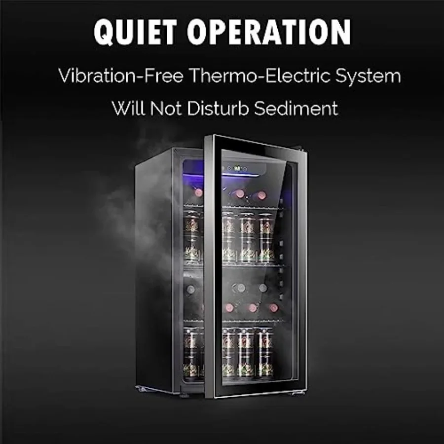 26 Bottle 130 Can Wine Cooler/ - Wine Beer Fridge Cabinet recension och pris