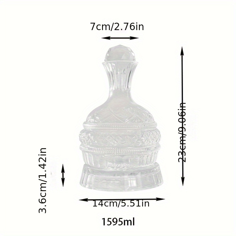 Crystal Wine Decanter Elegant  - Wine Glass Set Crystal recension och pris