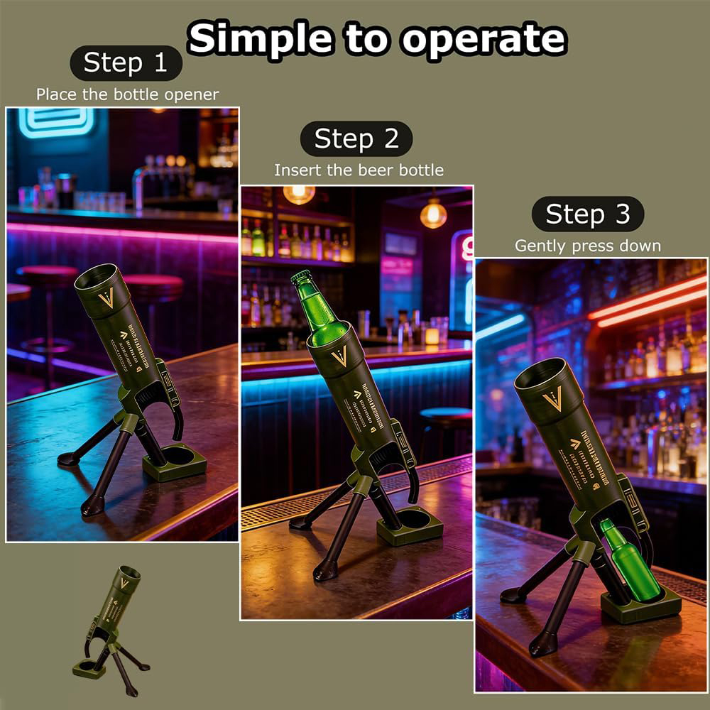 Mortar Bottle Opener Beer Bott - Wine Beer Opener recension och pris