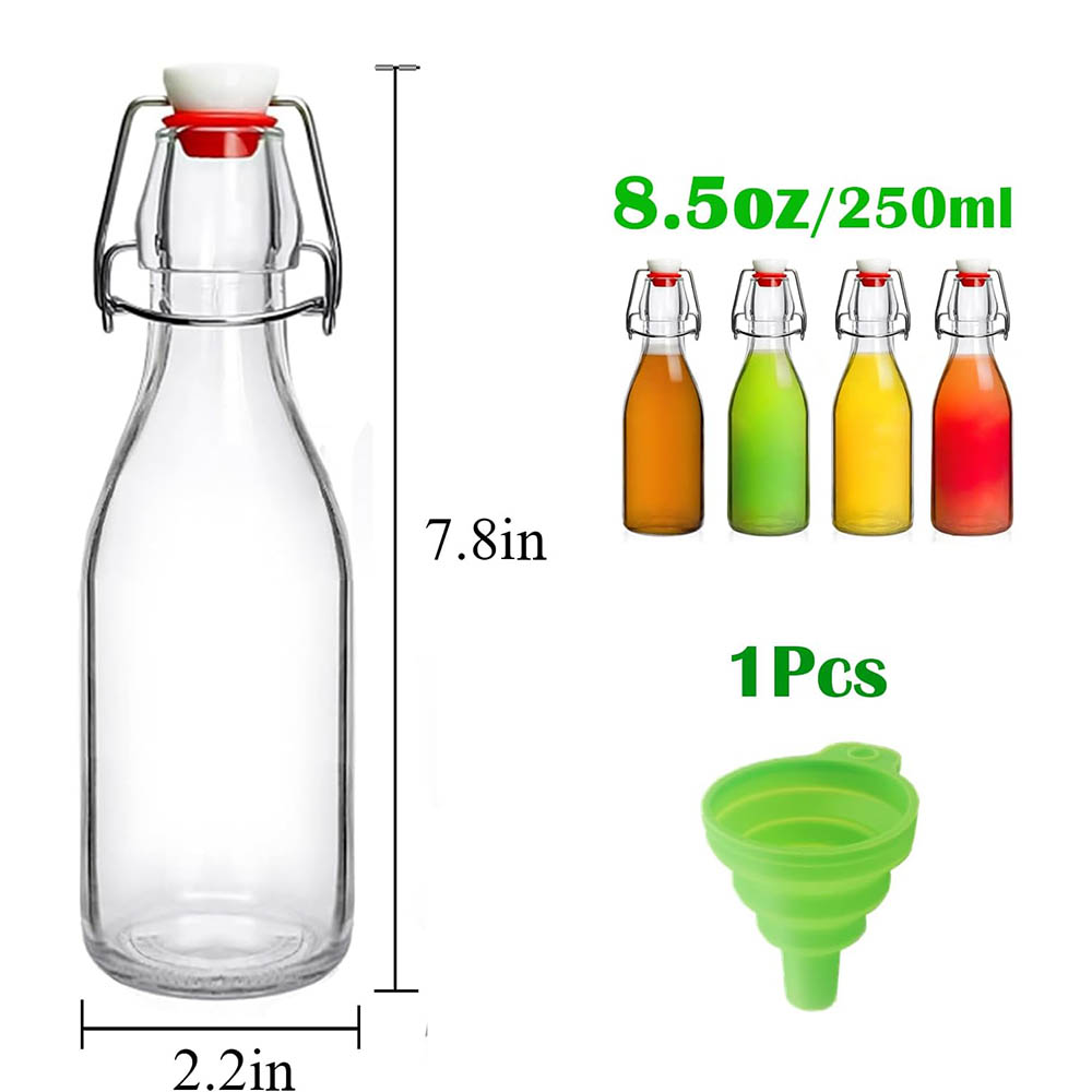 Swing Top Glass Bottles 8.5oz, - Wine Beer Spirits recension och pris