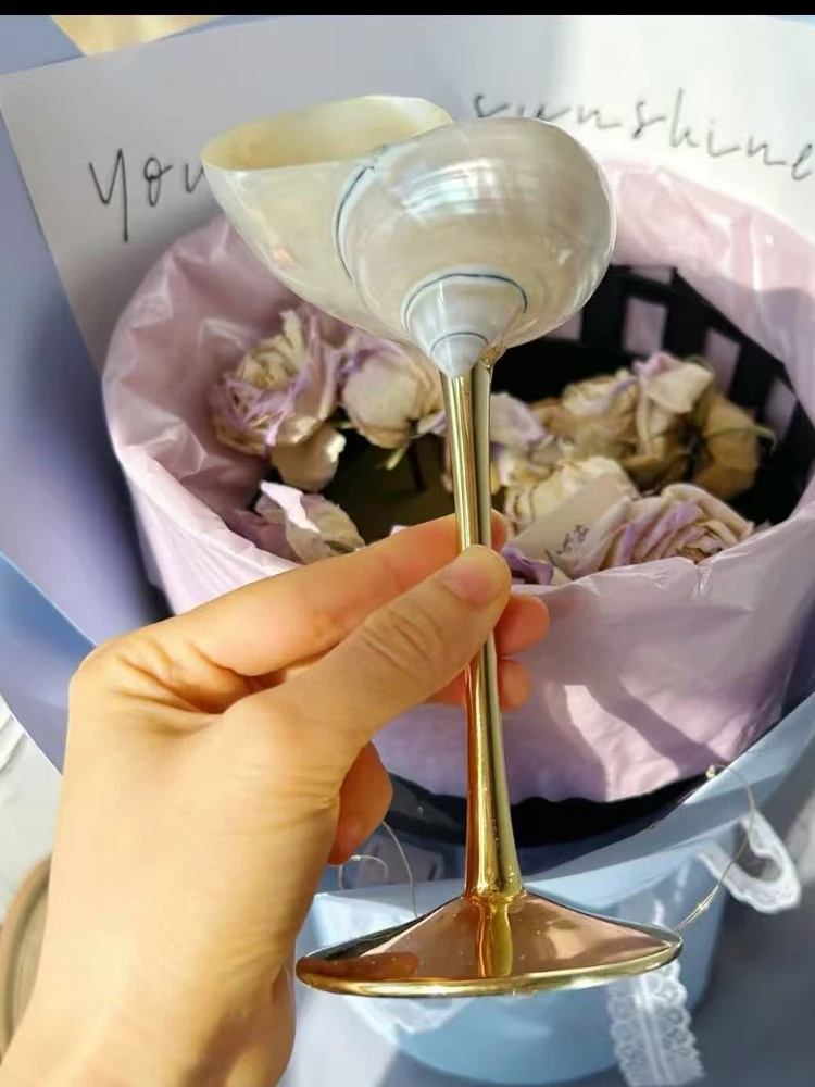AhunderJiaz Retro Couple Seash - Wine Glass Set Crystal recension och pris