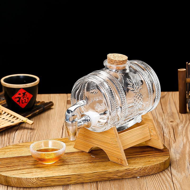1L Glass Whiskey Barrel Wine B - Wine Whiskey Beer recension och pris