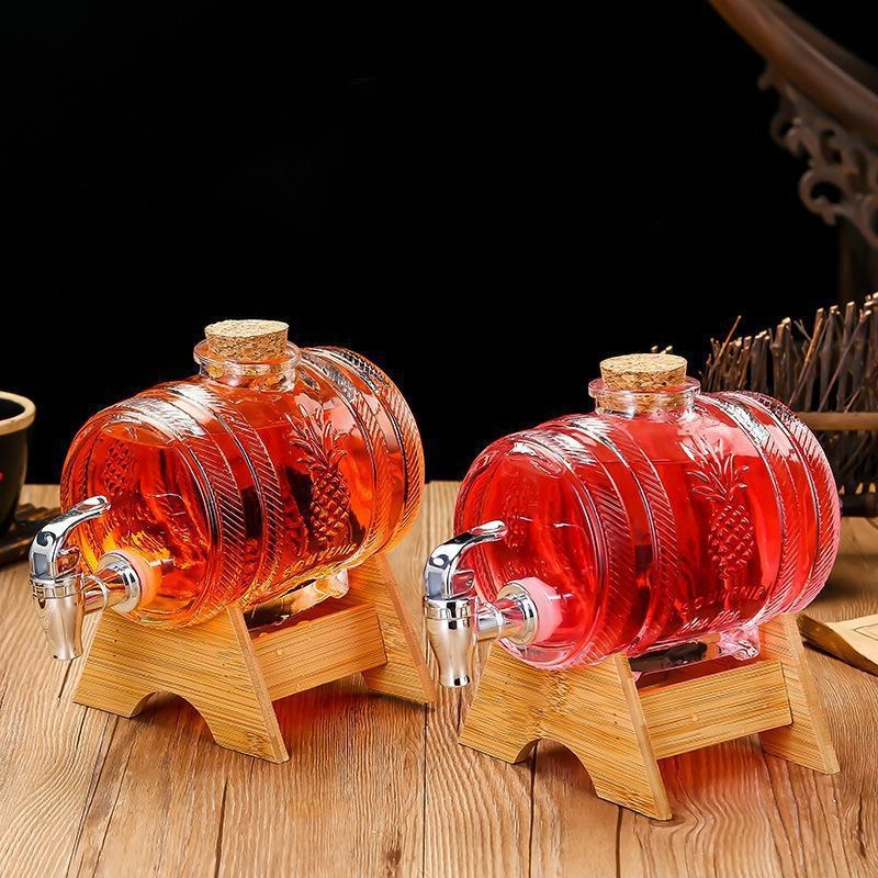 1L Glass Whiskey Barrel Wine B - Wine Whiskey Beer recension och pris