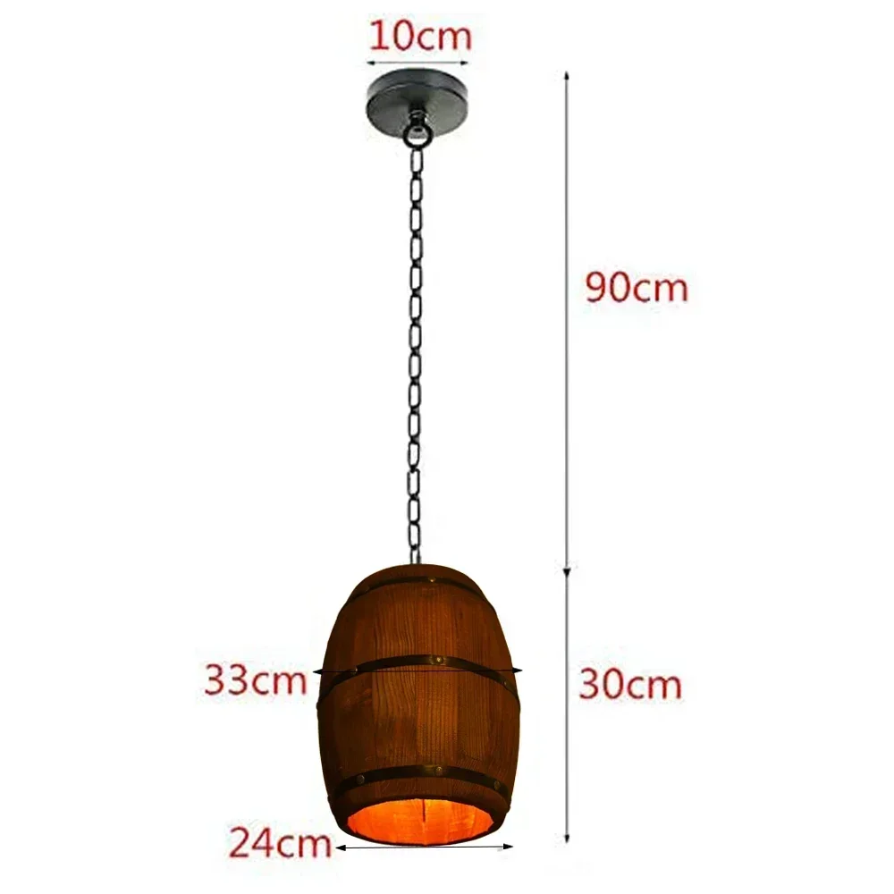 Rustic Lamp Vintage Chandelier - Wine & Beer Packages recension och pris
