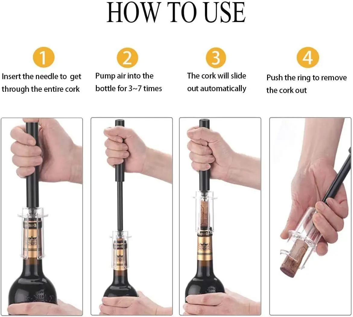 Air Pump Wine Bottle Opener Ai - Wine Beer Opener recension och pris