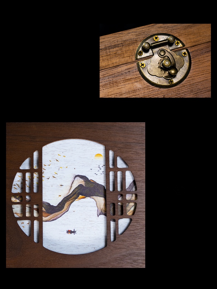 Chinese Style  Wood White Wine - Wine Glass Set Crystal recension och pris